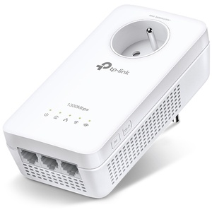 TL-WPA8635P(BE) - TP-Link AV1300 - Adaptateur CPL Powerline 1300 Mbps avec répétiteur Wi-Fi 5 AC1200 et prise gigogne