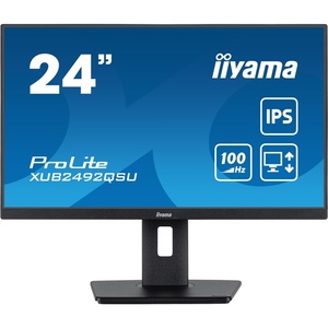 XUB2492QSU-B1 - iiyama ProLite XUB2492QSU-B1 - 23.8" QHD 16:9 0.5ms 100Hz IPS FreeSync - HDMI et DP