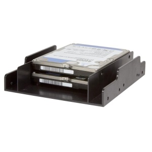 Adaptateur 3.5" vers 2x 2.5" pour HDD/SSD
