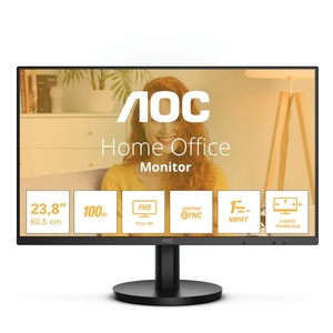 24B3HMA2 - AOC 24B3HMA2 - 23.8" FHD 16:9 4ms 100Hz VA Adaptive Sync - VGA et HDMI