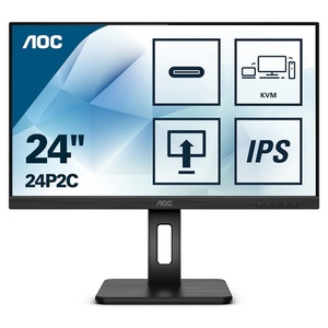 AOC 24P2C - 23.8" FHD 1920x1200 16:9 4ms IPS - HDMI, DP et USB-C (DP alt mode & PD)