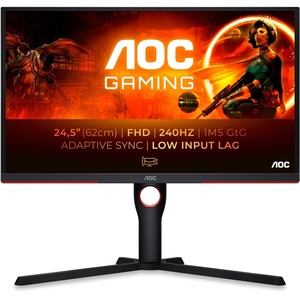 25G3ZM/BK - AOC 25G3ZM/BK - 24.5" FHD 16:9 0.5ms 240Hz VA FreeSync Premium - 2x HDMI et DP