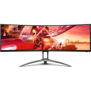 AG493QCX - AOC Agon AG493QCX - 48.8" 3840x1080 (DFHD) incurvé 1800R 32:9 1ms 144Hz VA FreeSync Premium - 2x HDMI et 2x DP