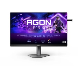 AG276FK - AOC Agon Pro AG276FK - 27" FHD 16:9 0.3ms 520Hz IPS Adaptive Sync - 2x HDMI et 2x DP