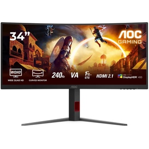 CU34G4Z - AOC CU34G4Z - 34" WQHD incurvé 1500R 21:9 0.5ms 240Hz VA Adaptive Sync -2x HDMI et DP