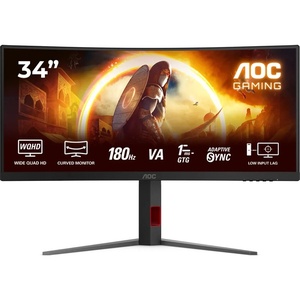 CU34G4 - AOC CU34G4 - 34" WQHD incurvé 1500R 21:9 0.5ms 180Hz VA Adaptive Sync -2x HDMI et DP