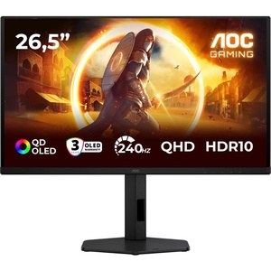 Q27G4ZDR - AOC Q27G4ZDR - 26.5" QHD 16:9 0.03ms 240Hz OLED Adaptive Sync - 2x HDMI et DP