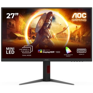 U27G4XM - AOC U27G4XM - 27" UHD 4K 16:9 1ms 160Hz IPS G-Sync compatible - HDMI et DP