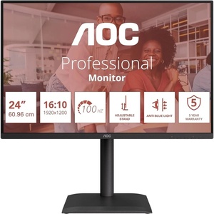 X24E4U - AOC X24E4U - 24" WUXGA 16:10 4ms 100Hz IPS Adaptive Sync - VGA, HDMI et DP