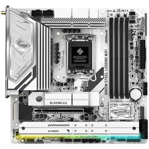 90-MXBQF0-A0UAYZ - ASRock B860M Steel Legend WiFi - Carte mère Intel LGA1851 µATX B860 DDR5 Wi-Fi