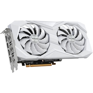90-GA4UZZ-00UANF - ASRock Radeon RX 6600 8GB Challenger White - RX6600 CLW 8G - Carte graphique AMD