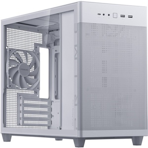 90DC00G3-B39010 - Asus Prime AP201 Tempered Glass White - Boîtier µATX avec fenêtre blanc