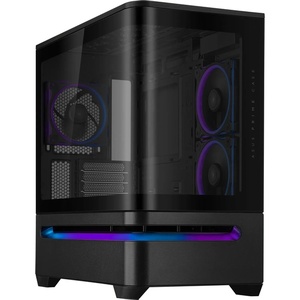 90DC00P0-B19000 - Asus Prime AP202 ARGB Black - Boîtier µATX avec fenêtre