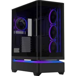 90DC0110-B19000 - Asus Prime AP304 TG ARGB Black - Boîtier ATX avec fenêtre