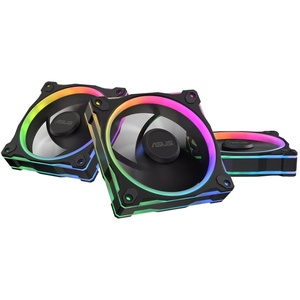 90DA00L0-B09020 - Asus Prime MR120 ARGB Reverse Blade Black - Pack de 3 ventilateurs 120mm noir
