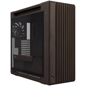 90DC00J8-B09000 - Asus ProArt PA602 Wood Edition Retro Brown - Tempered Glass Panel - Boîtier ATX brun avec fenêtre