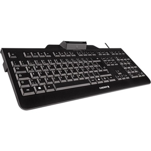 JK-A0100BE-2 - Cherry KC 1000 noir AZBE - clavier filaire avec lecteur de cartes à puce intégré