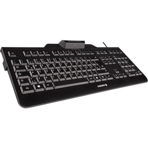 JK-A0100BE-2 - Cherry KC 1000 noir - Clavier filaire avec lecteur de cartes à puce intégré AZBE
