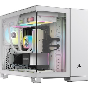 CC-9011268-WW - Corsair iCUE Link 2500X RGB White - Boîtier µATX avec fenêtre