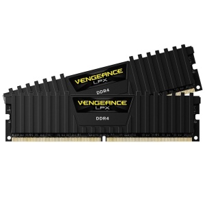 CMK16GX4M2A2666C16 - Corsair Vengeance LPX Black - Kit mémoire 16GB (2x8) DDR4-2666 CL16-18-18-35