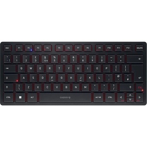 JK-9250BE-2 - Cherry KW 9200 Mini - Clavier sans pavé numérique, sans-fil et Bluetooth rechargeable AZBE