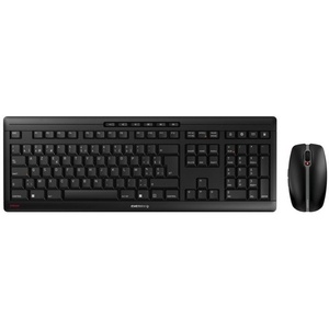 JD-8560BE-2 - Cherry Stream Desktop Recharge noir - Clavier et souris sans-fil rechargeable AZBE