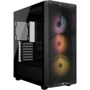 CC-9011346-WW - Corsair 3200D RS ARGB Smoke - Boîtier ATX gris avec fenêtre