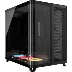 CC-9011320-WW - Corsair Air 5400 LX-R RGB iCUE Link Black - Boîtier E-ATX avec fenêtre