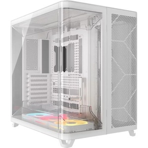 CC-9011321-WW - Corsair Air 5400 LX-R RGB iCUE Link White - Boîtier E-ATX blanc avec fenêtre
