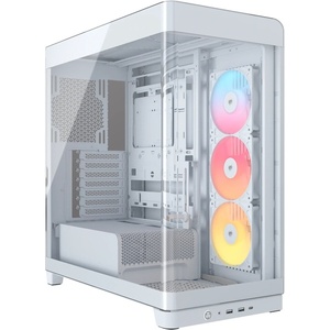 CC-9011315-WW - Corsair Frame 4500X RS-R ARGB White - Boîtier ATX blanc avec fenêtre