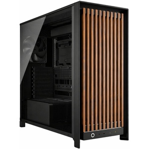 CC-9011353-WW - Corsair Frame 5000D Wood RS Black/Walnut - Boîtier E-ATX avec fenêtre
