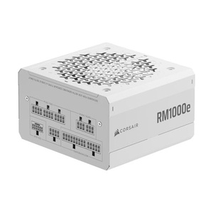 CP-9020294-EU - Corsair RM1000e White (2025) 1000W - Alimentation modulaire Cybenetics Gold ATX 3.1 PCIe 5.1 12V-2x6