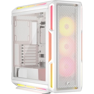 CC-9011299-WW - Corsair iCUE Link 5000T LX RGB White - Boîtier ATX avec fenêtre