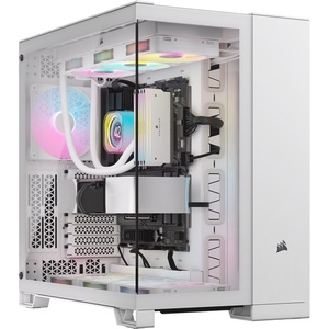 CC-9011270-WW - Corsair iCUE Link 6500X RGB White - Boîtier E-ATX avec fenêtre