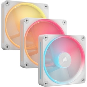 CO-9051054-WW - Corsair iCUE Link LX120-R RGB White - Pack de 3 ventilateurs 120mm blanc avec iCUE Link Link System Hub