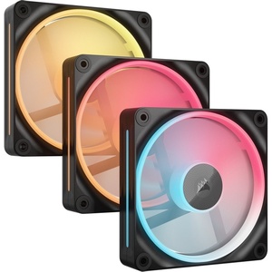 CO-9051050-WW - Corsair iCUE Link LX120-R RGB - Pack de 3 ventilateurs 120mm noir avec iCUE Link Link System Hub