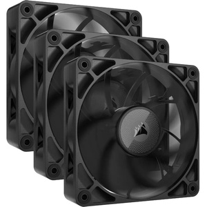 CO-9051042-WW - Corsair iCUE Link RX120 Max - Pack de 3 ventilateurs 120mm noir avec iCUE Link Link System Hub