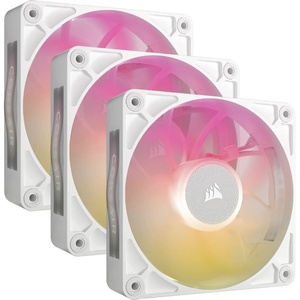 CO-9051038-WW - Corsair iCUE Link RX120 Max RGB White - Pack de 3 ventilateurs 120mm blanc avec iCUE Link Link System Hub