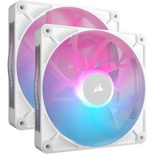 CO-9051024-WW - Corsair iCUE Link RX140 RGB White - Pack de 2 ventilateurs 140mm blanc avec iCUE Link System Hub