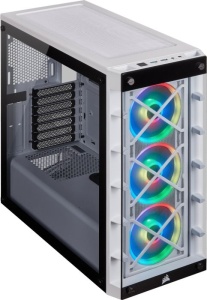 CC-9011189-WW - Corsair iCUE 465X RGB White - Boîtier ATX avec fenêtre