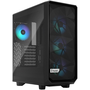 FD-C-MES2C-06 - Fractal Design Meshify 2 Compact RGB Black Tempered Glass Light Tint - Boîtier ATX avec fenêtre