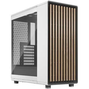 FD-C-NOR1C-04 - Fractal Design North Chalk White Tempered Glass Clear Tint - Boîtier ATX avec fenêtre