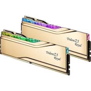 F5-8000J4048F24GX2-TR5G - G.Skill Trident Z5 Royal RGB - Kit mémoire 48GB (2x24) DDR5-8000 CL40-48-48-128 or