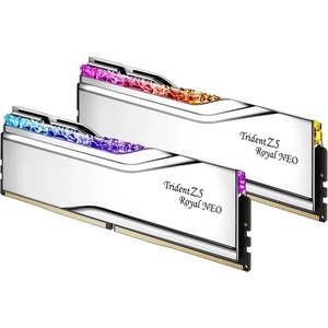 F5-6000J2836G16GX2-TR5NS - G.Skill Trident Z5 Royal Neo RGB - Kit mémoire 32GB (2x16) DDR5-6000 CL28-36-36-96 argent