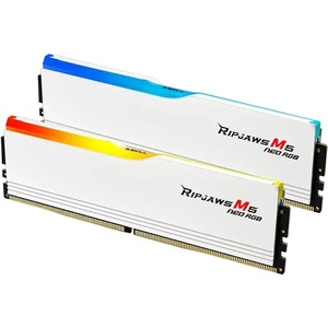 F5-6000J3036F48GX2-RM5NRW - G.Skill Ripjaws M5 Neo RGB - Kit mémoire 96GB (2x48) DDR5-6000 CL30-36-36-96 blanc