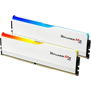 F5-5200J4040A48GX2-RM5RW - G.Skill Ripjaws M5 RGB - Kit mémoire 96GB (2x48) DDR5-5200 CL40-40-40-83 blanc