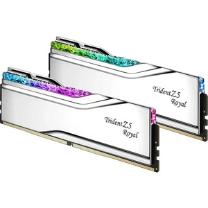 F5-8000J4048E24GX2-TR5S - G.Skill Trident Z5 Royal RGB - Kit mémoire 48GB (2x24) DDR5-8000 CL40-48-48-128 argent