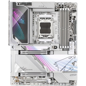 Gigabyte X870E Aorus Master X3D Ice - Carte mère AMD AM5 ATX X870E DDR5 Wi-Fi