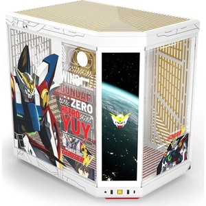 CS-HYTE-Y70TTI-GWING - Hyte Y70 Touch Infinite Gundam Wing - Boîtier E-ATX blanc avec fenêtre