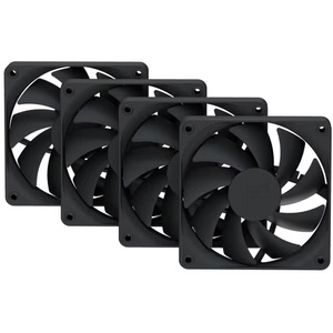 FAN-HYTE-FA12-BB-4 - Hyte FA12 Pitch Black - Pack de 4 ventilateurs 120mm noir
